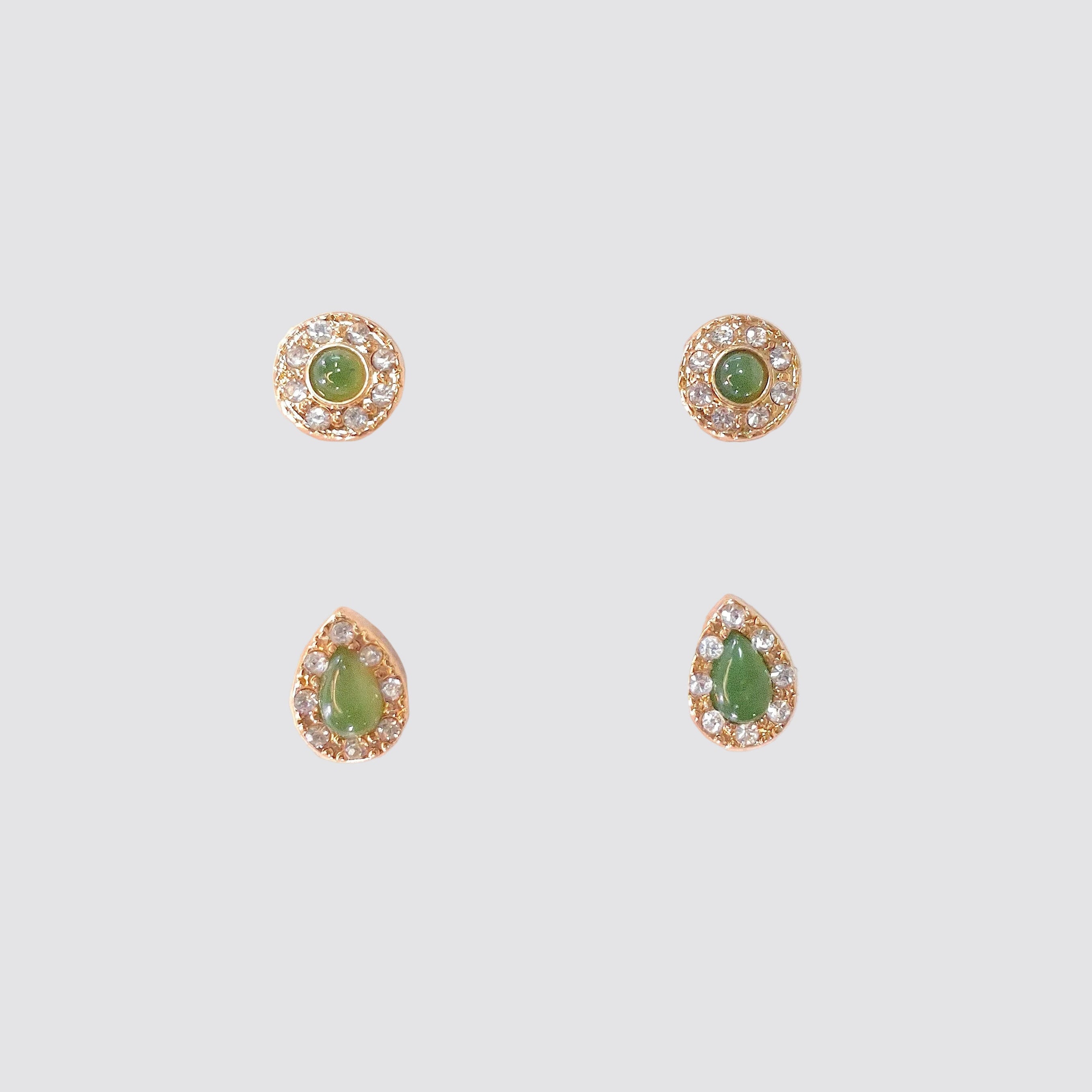 Jade Earrings - 'Teardrops'