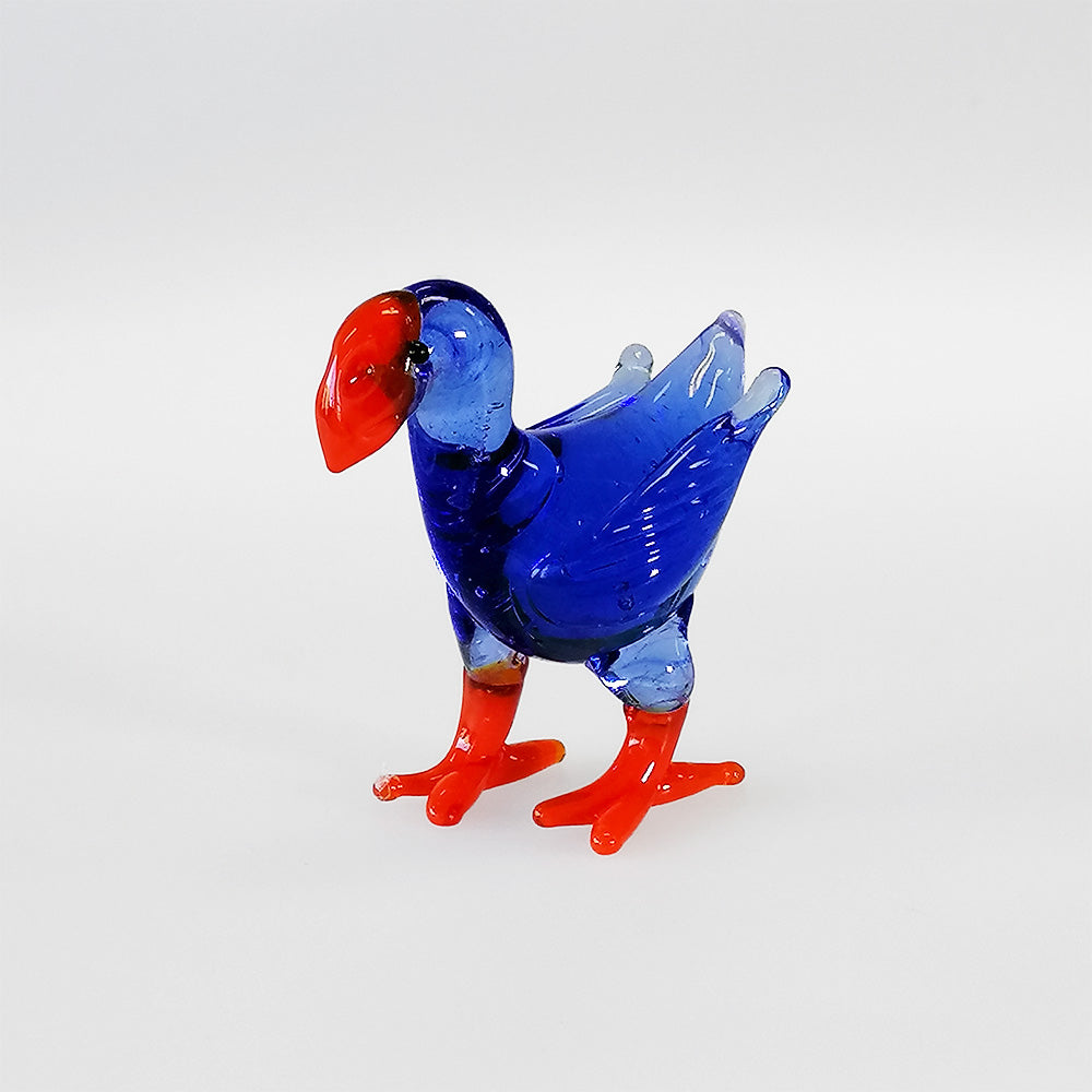Glass Pukeko Deco Figurine