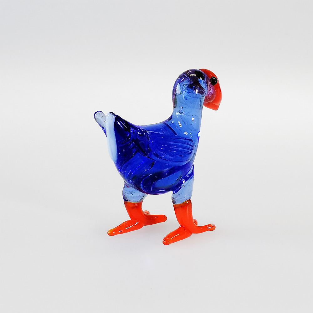 Glass Pukeko Deco Figurine