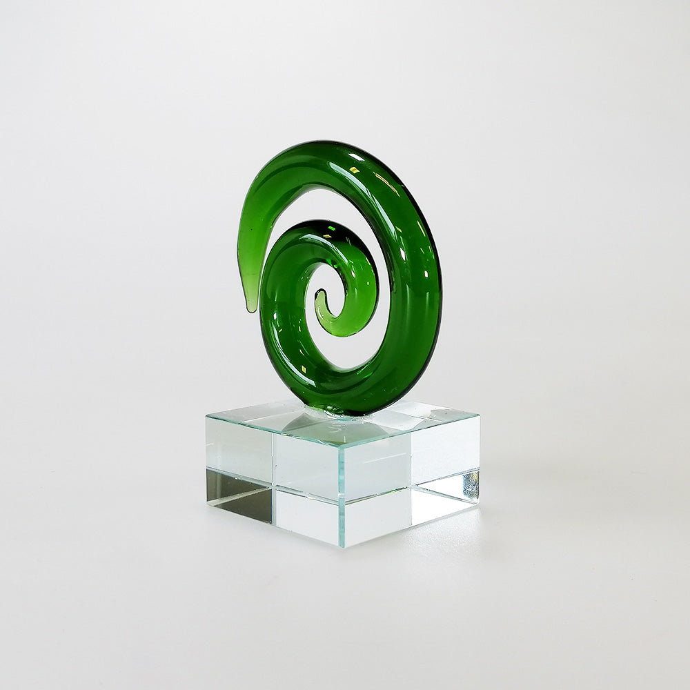 Koru Glass Spiral - 7cm