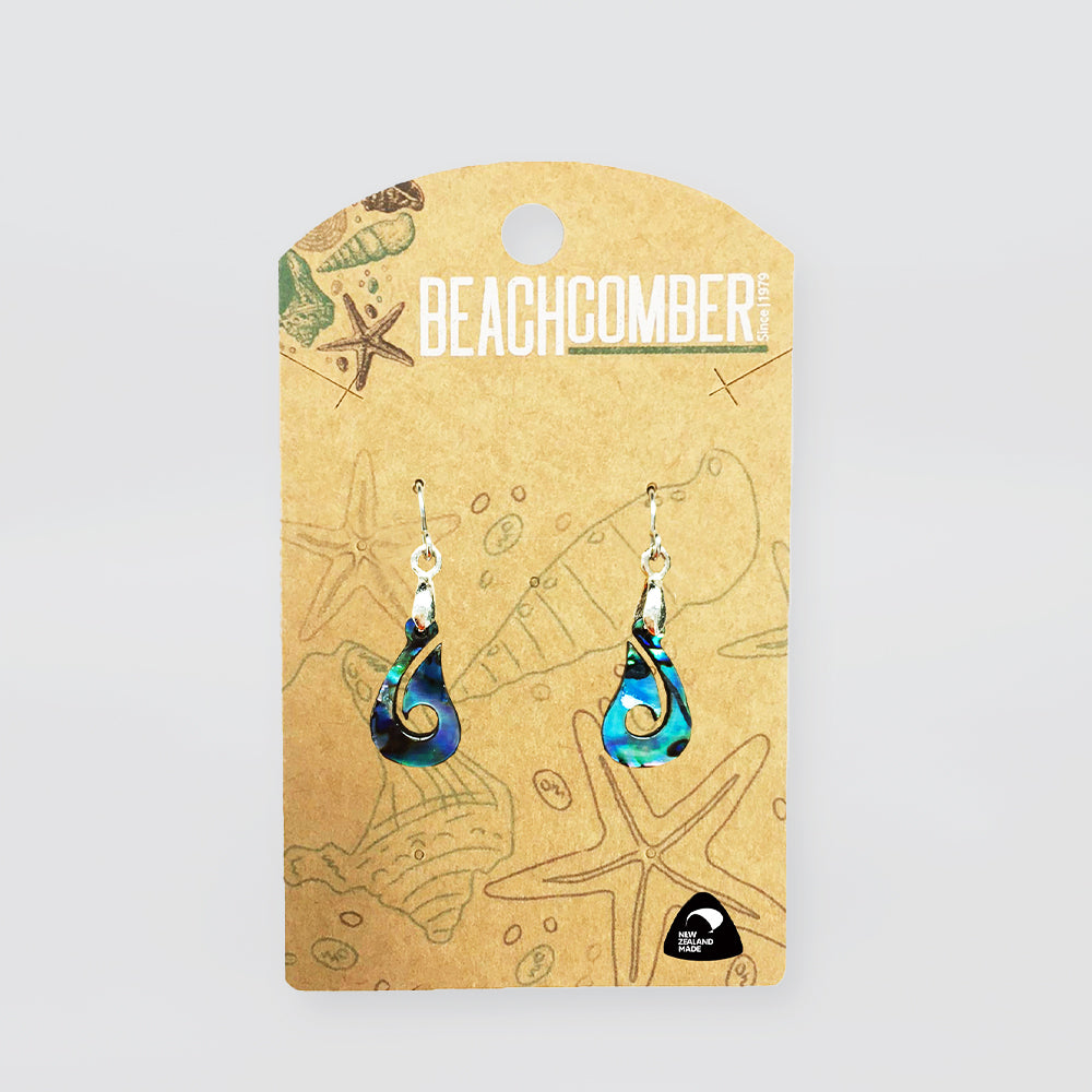 Paua Earrings - Fish Hook Design