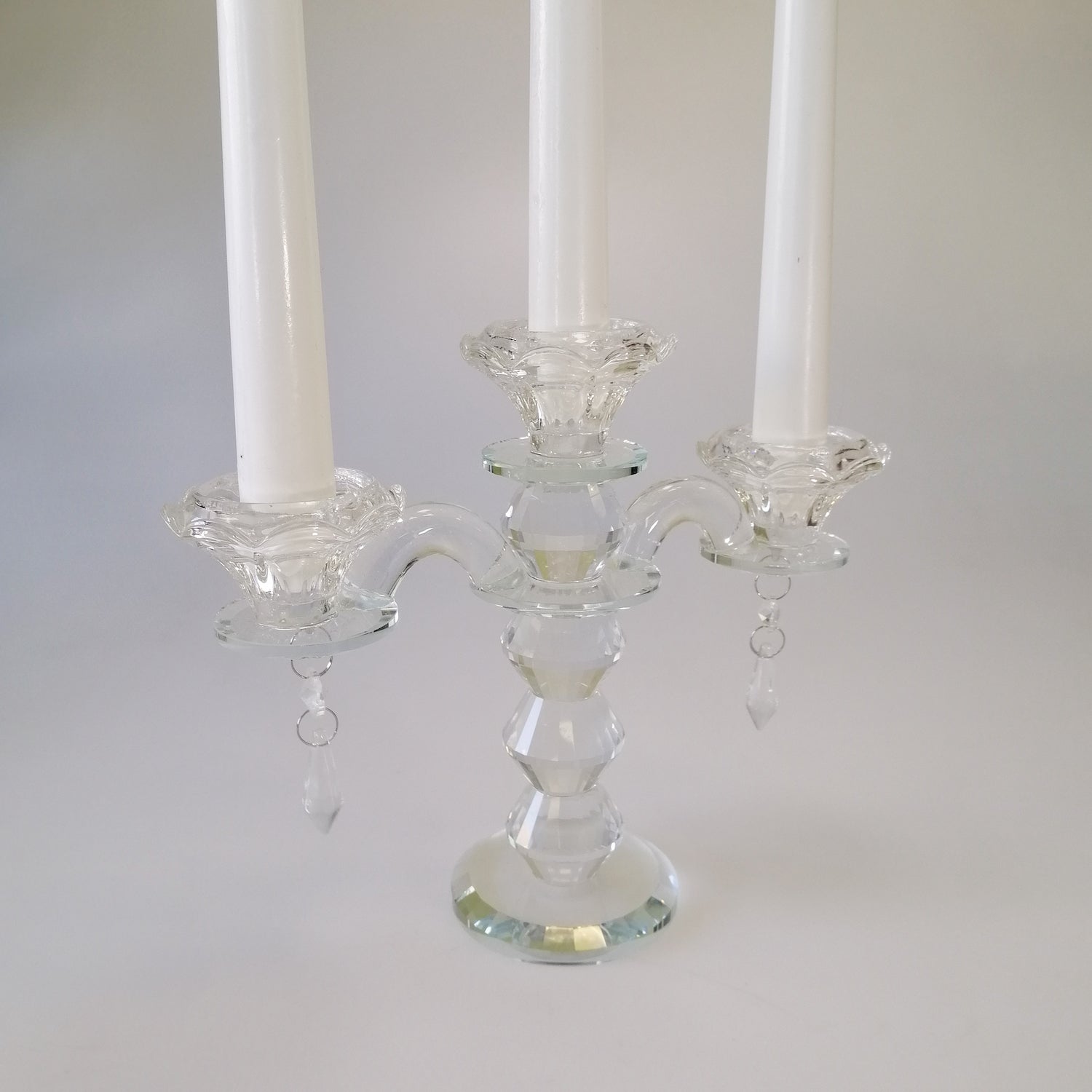 Glass Candelabrum Stand