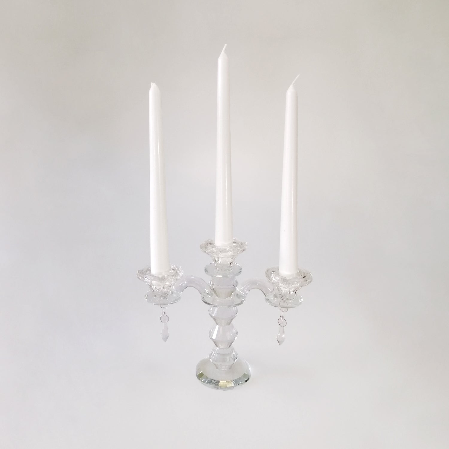 Glass Candelabrum Stand