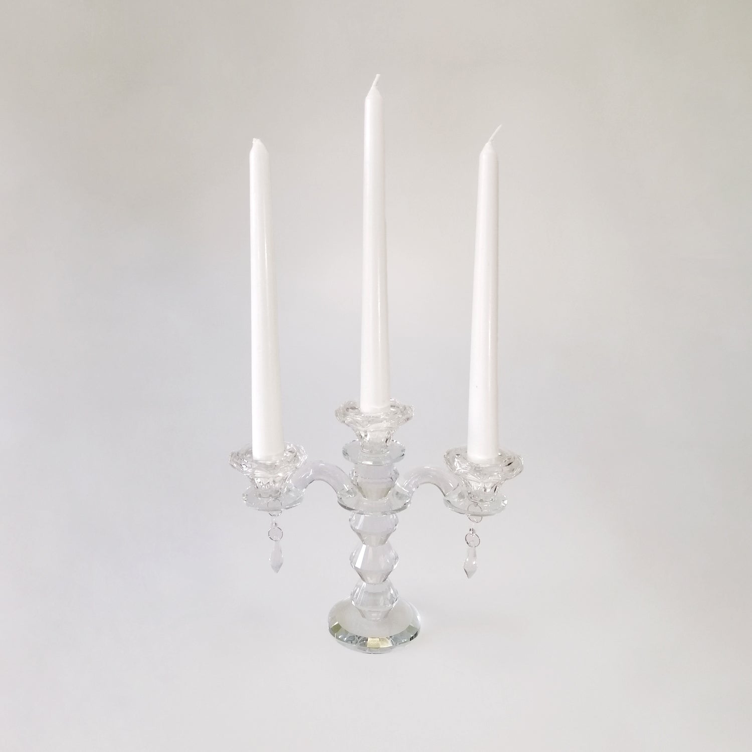 Glass Candelabrum Stand