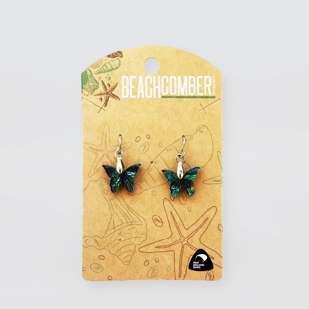 Paua Small Butterfly Earrings
