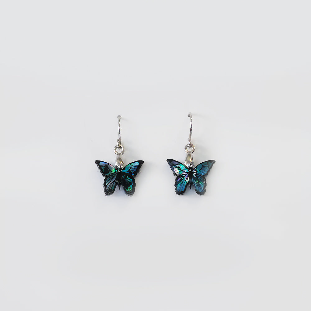 Paua Small Butterfly Earrings