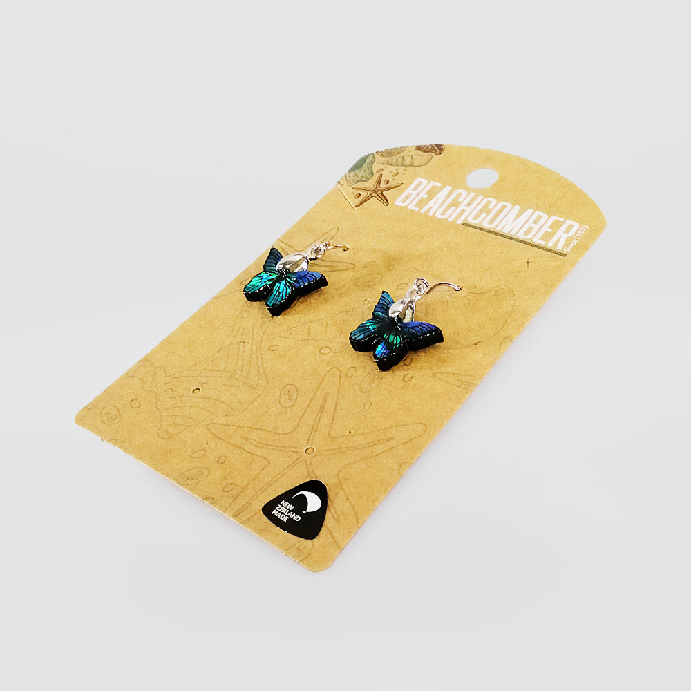 Paua Small Butterfly Earrings