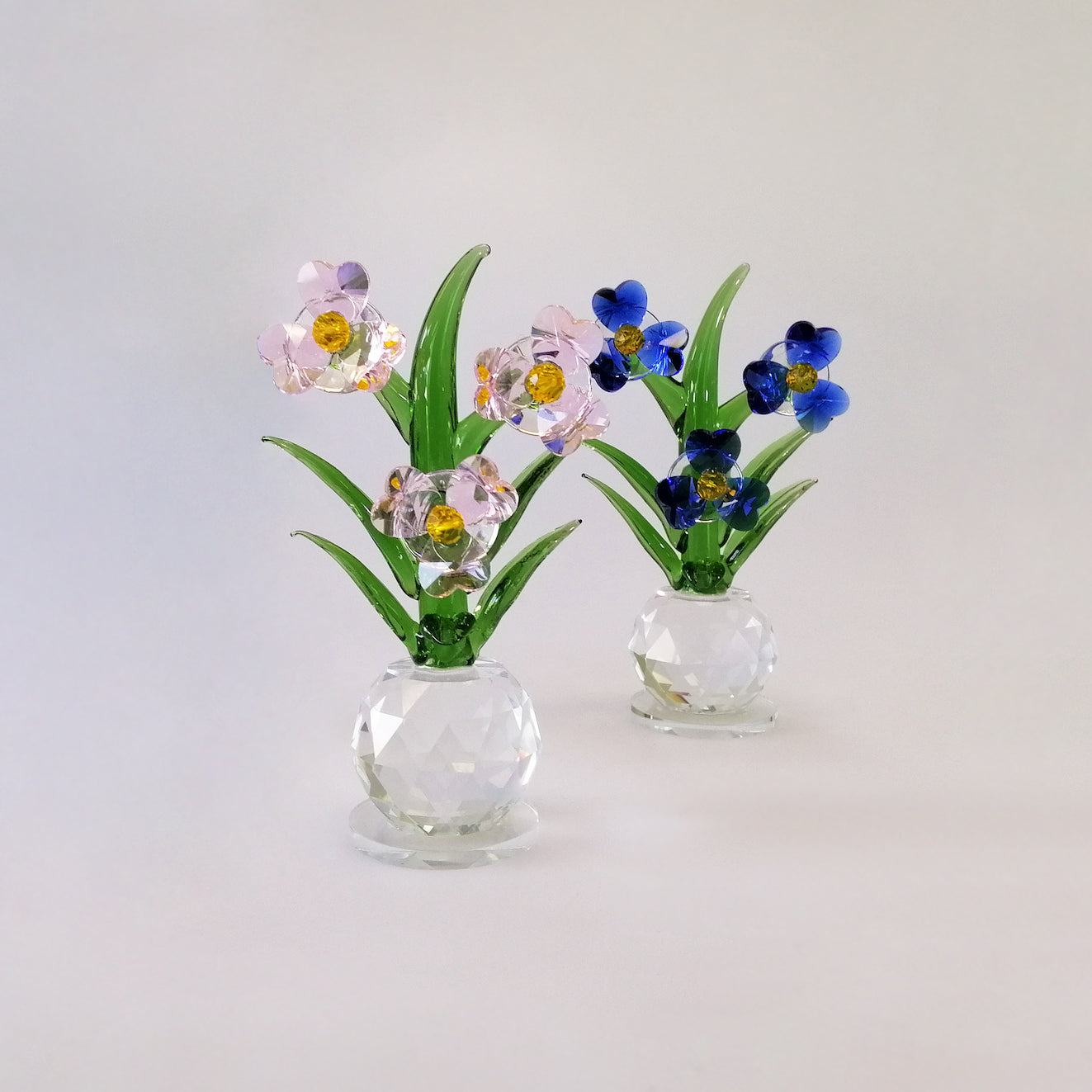 Glass Coloured Flowers