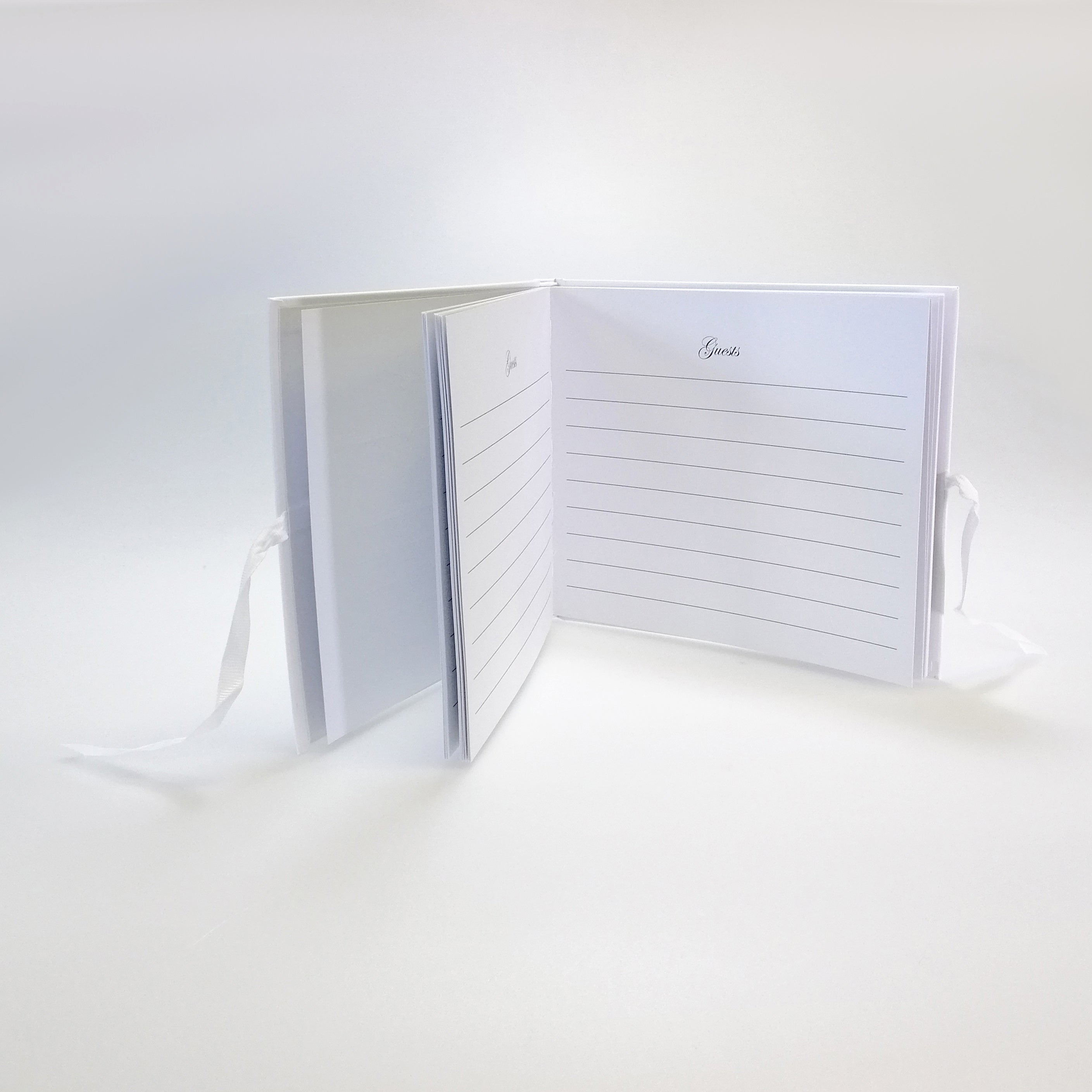 White Butterfly Guest Book