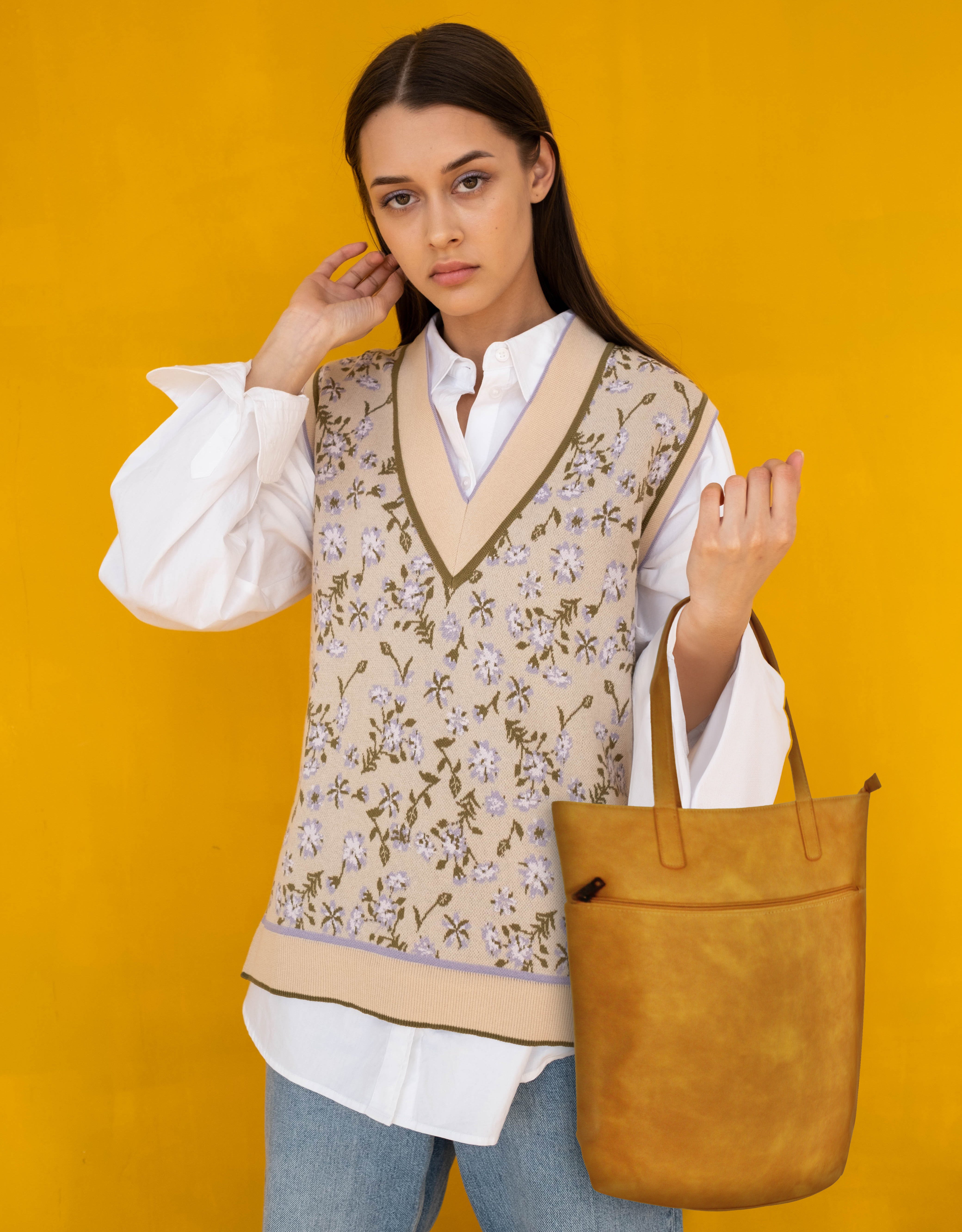 Moana RD - Fendalton Tote Bag - Mustard