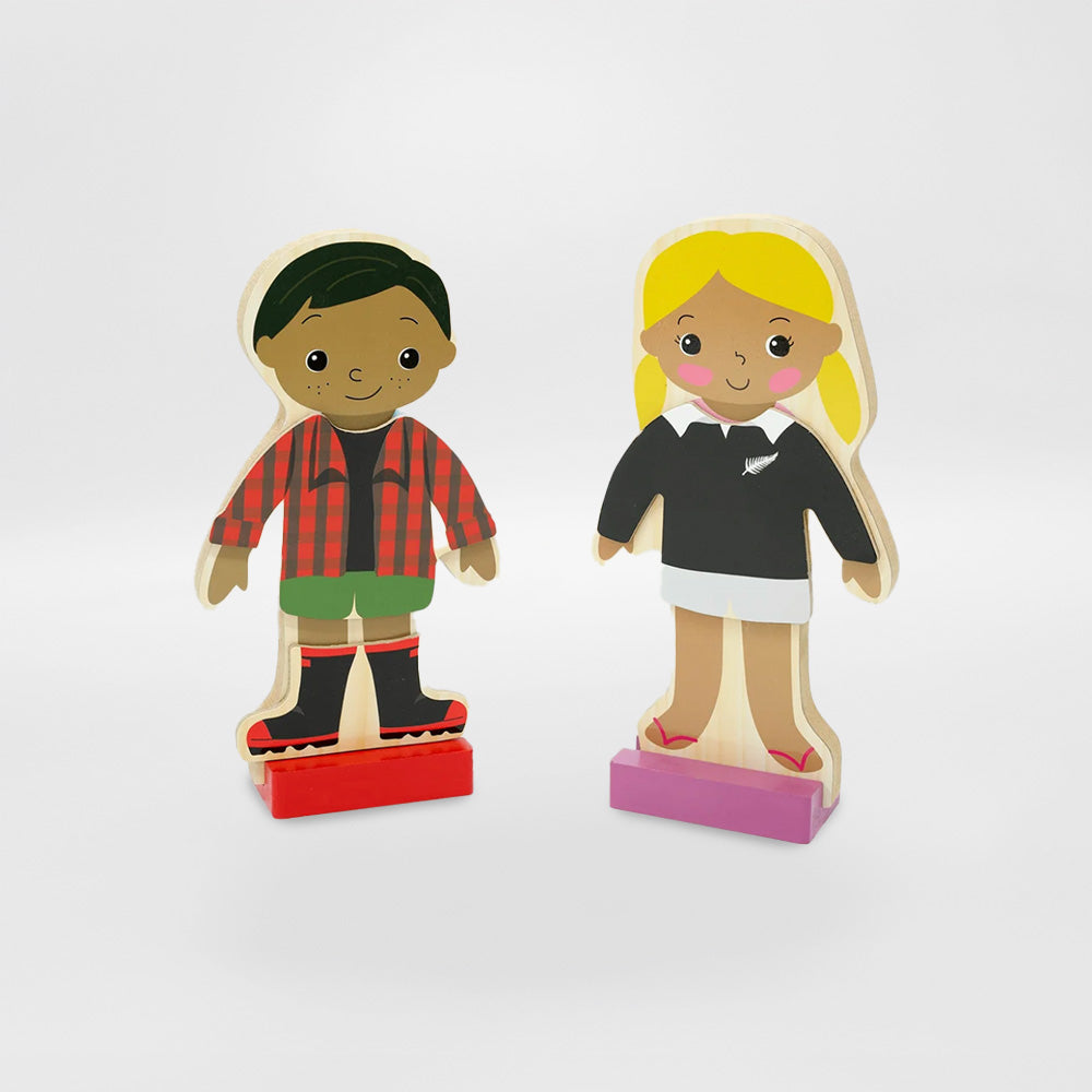Kiwi Kids Magnetic Dress-up Dolls