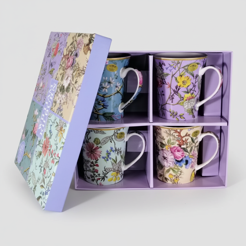 William Kilburn - Mugs - 4pc Set