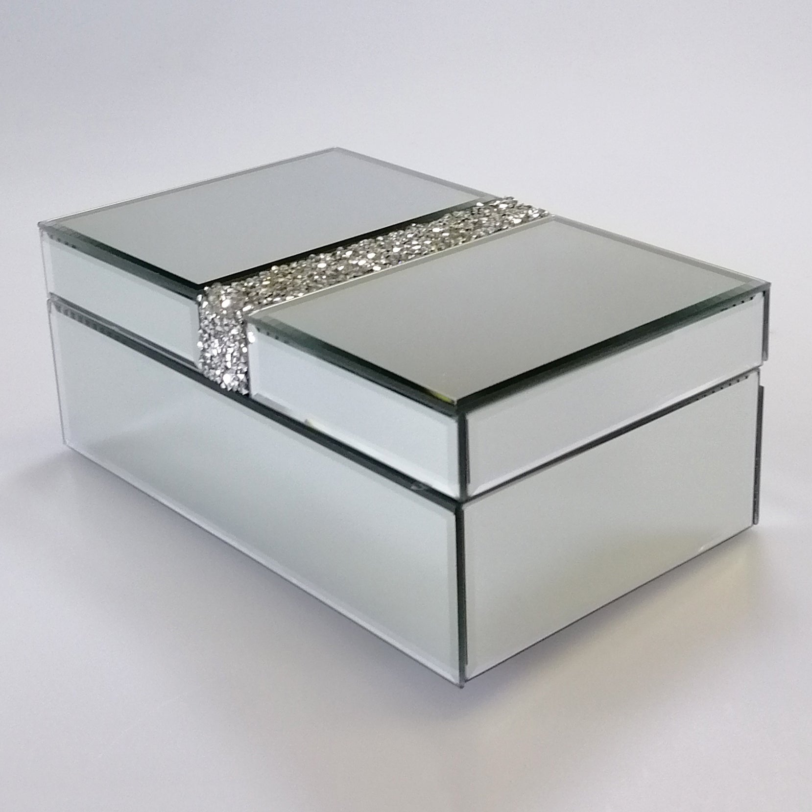 Mirror and Bling Jewellery Box
