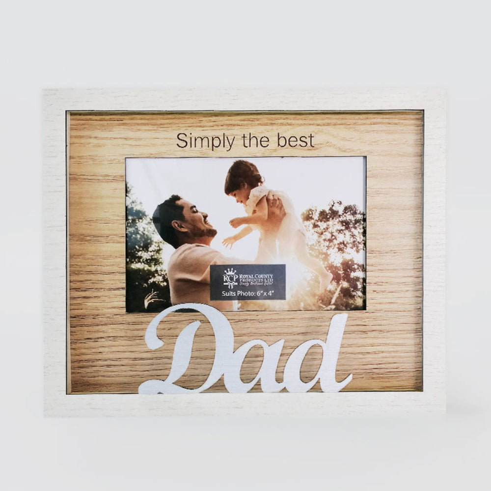 Frame 'Simply The Best Dad' - 4x6