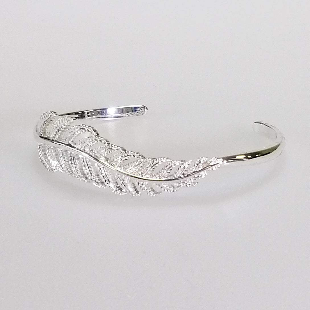 Kiwicraft - Adjustable Silver Fern Bangle