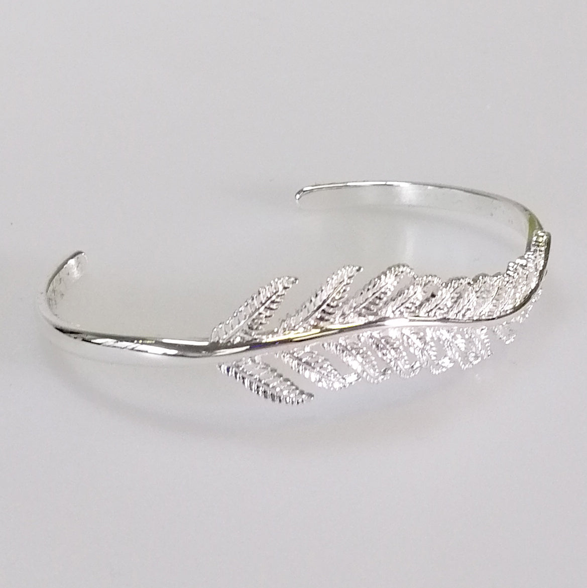 Kiwicraft - Adjustable Silver Fern Bangle