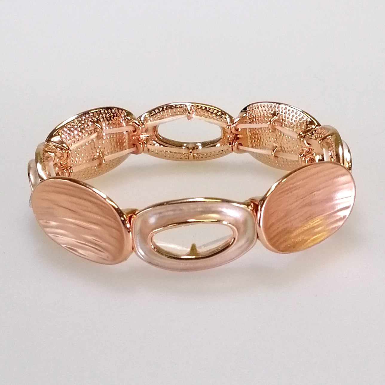 Kiwicraft - Rose Gold Round Beads Bracelet