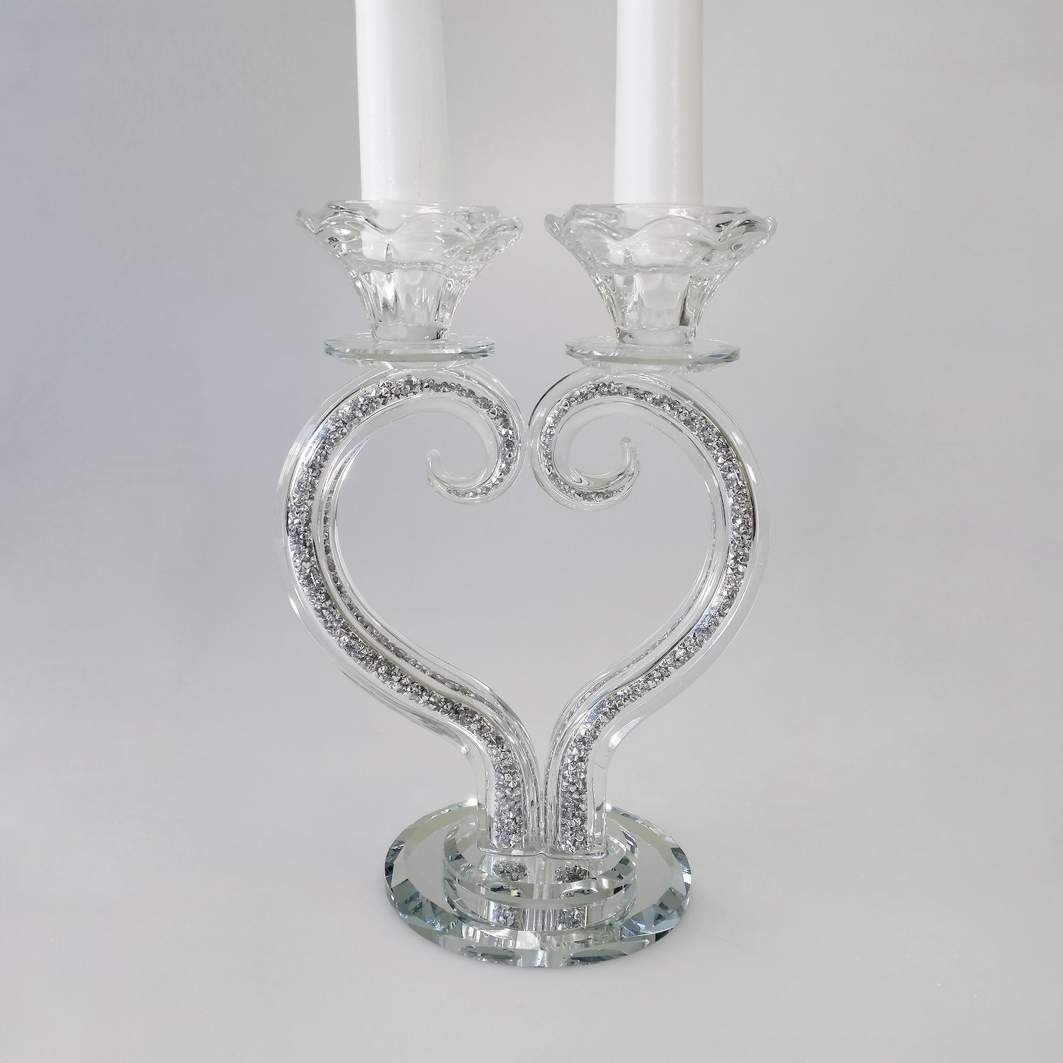 Crushed Heart Candle Stand