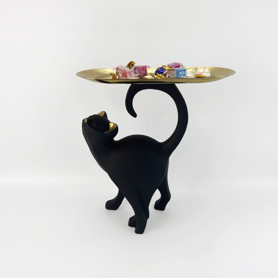 Cat With Tray - 27.5cm