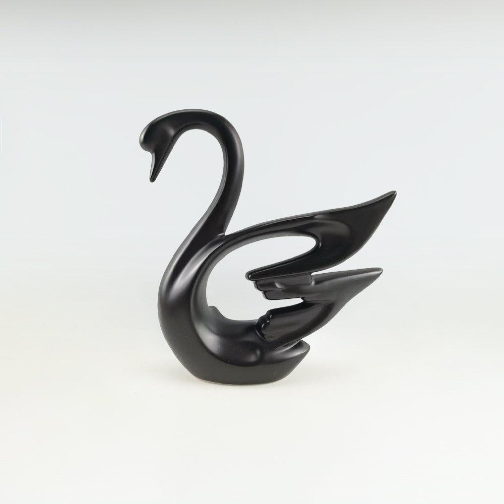 Swan Sculpture - Black
