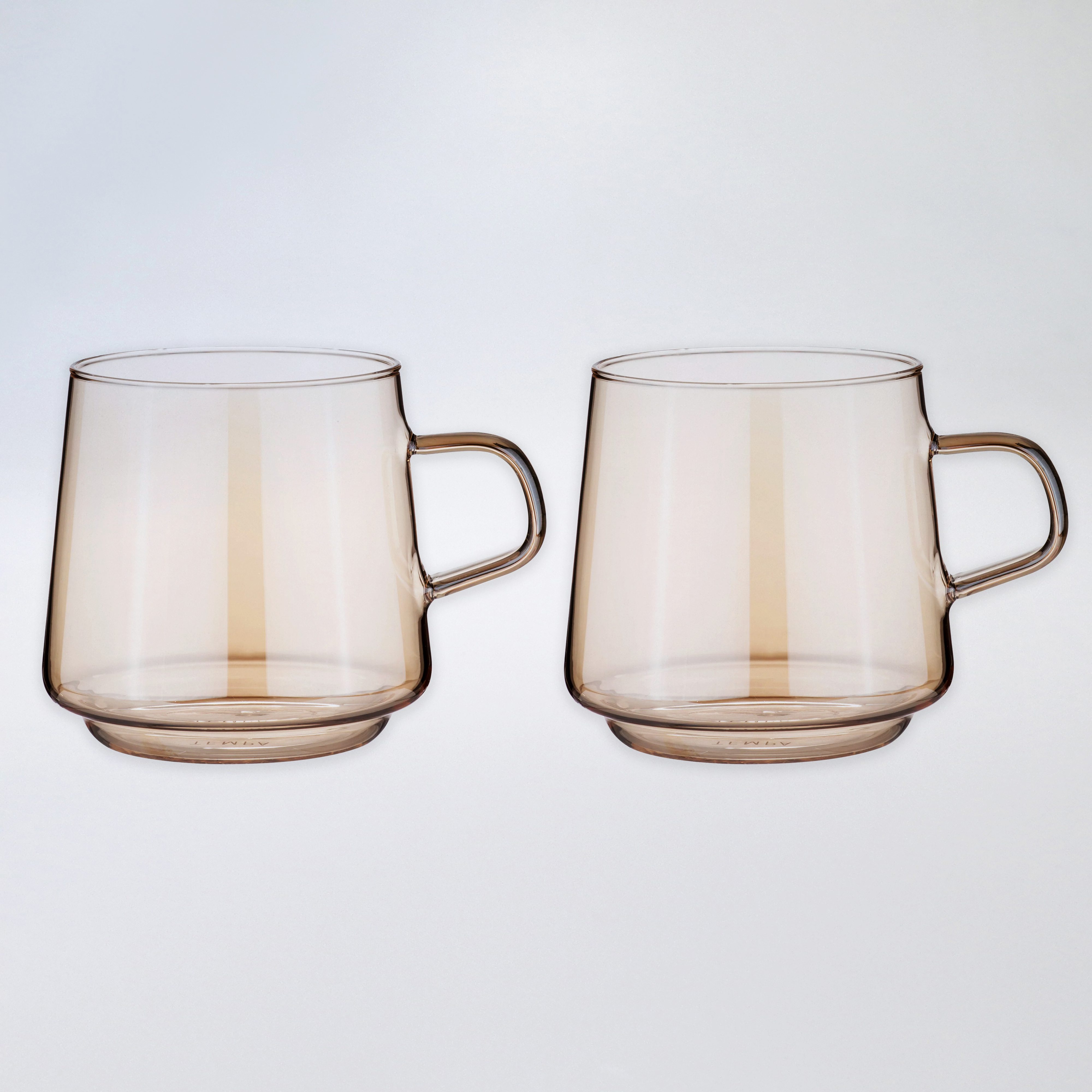 Oaklyn Glass Mugs Set - Gold