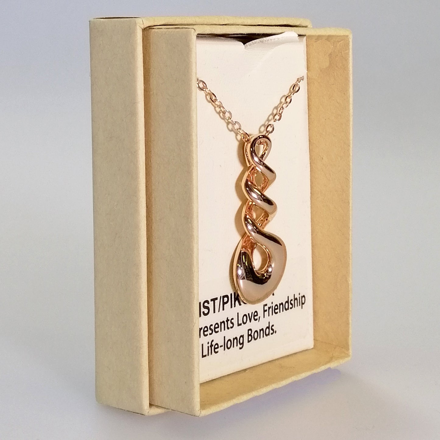 Kiwicraft - Rose Gold Twist Necklace