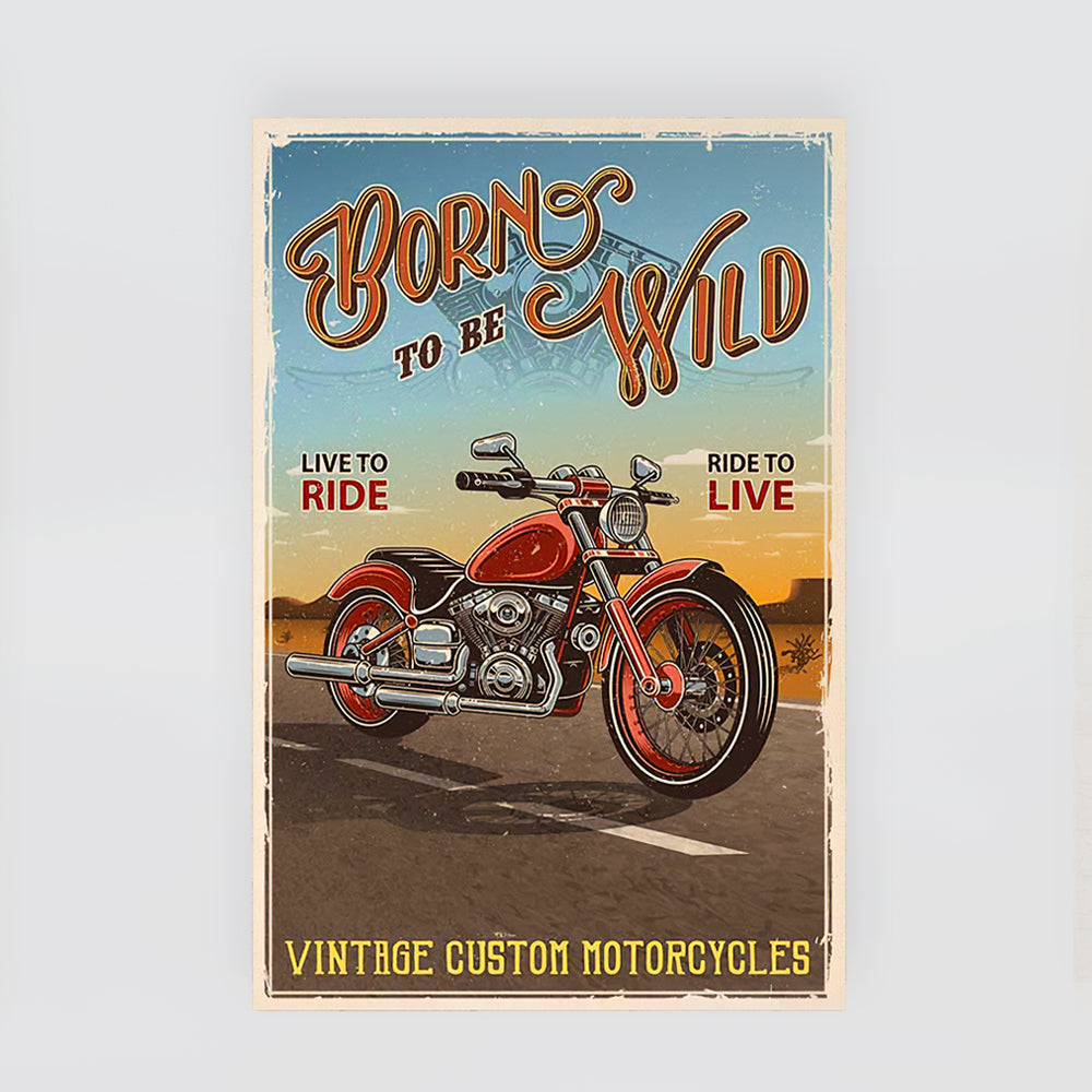 Tin Sign - 'Born To Be Wild'