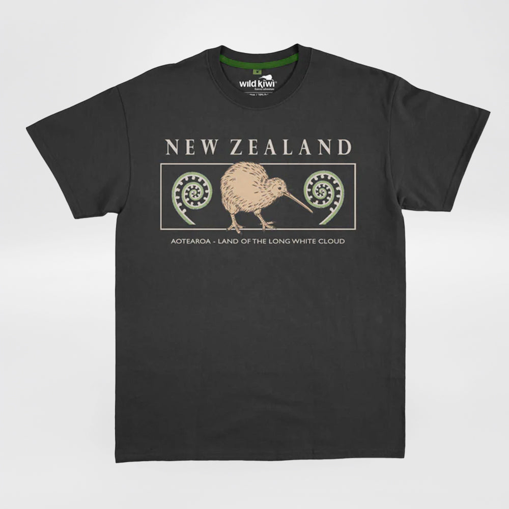Embroidered Kiwi - Mens T-Shirt