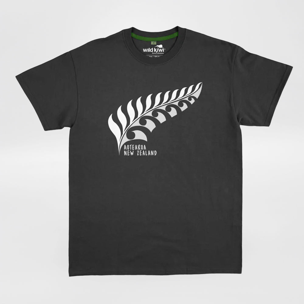 Embroidered Fern - Mens T-Shirt