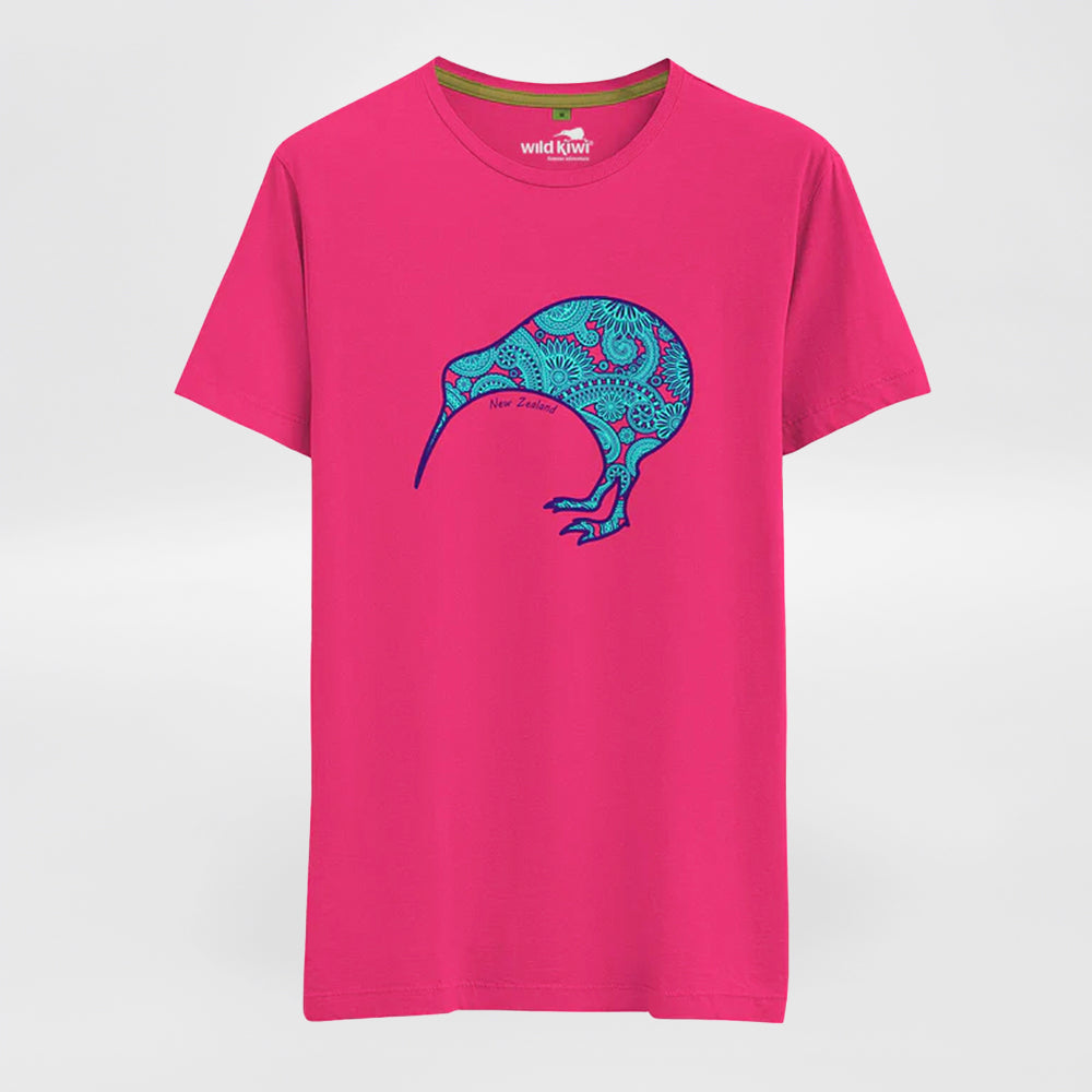 Paisley Kiwi' - Womens T-Shirt