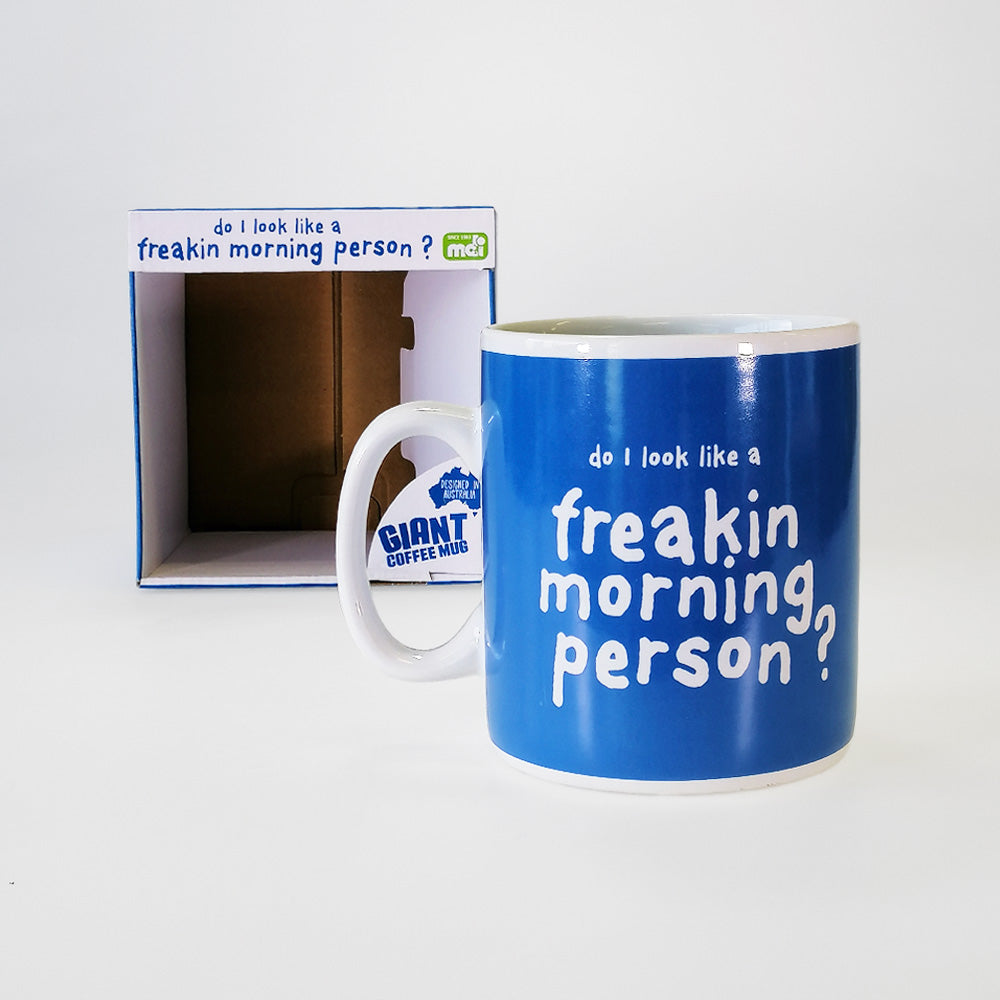 Not A Morning Person' Giant Mug