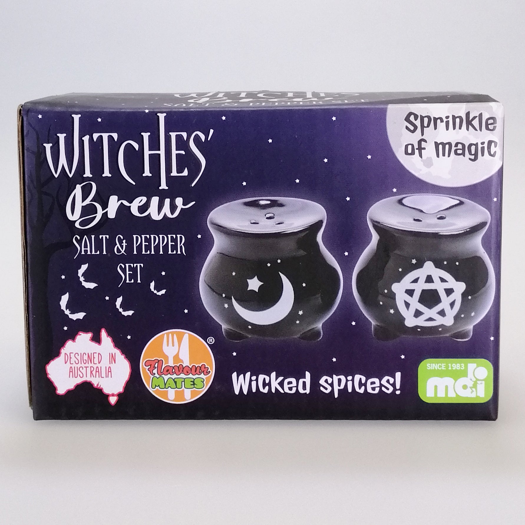 Witches' Brew' Collectible Ceramic Salt & Pepper Set