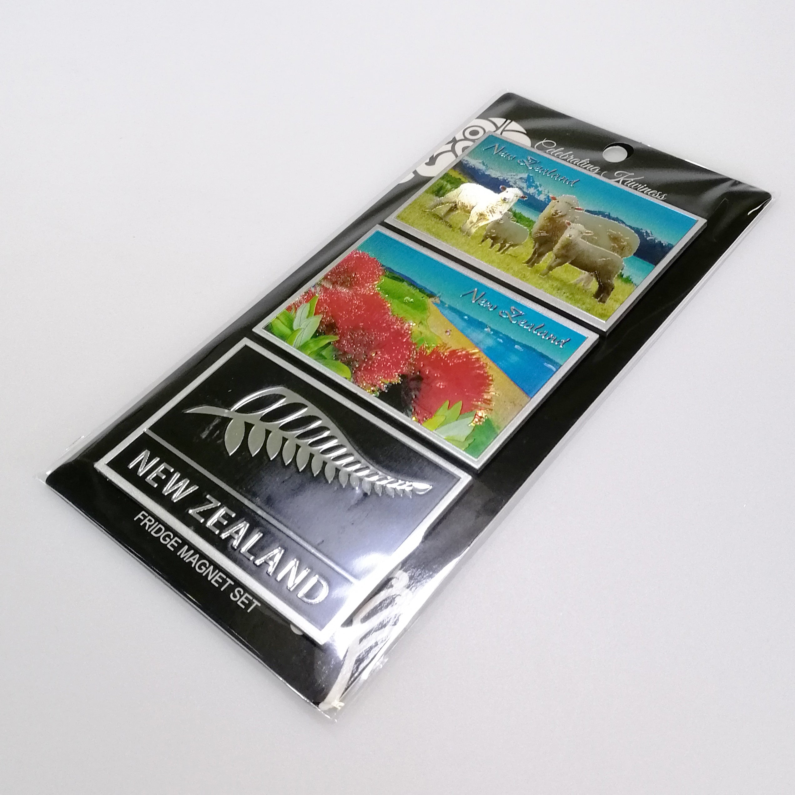 Kiwiana Foil Magnets Set of 3 - Fern