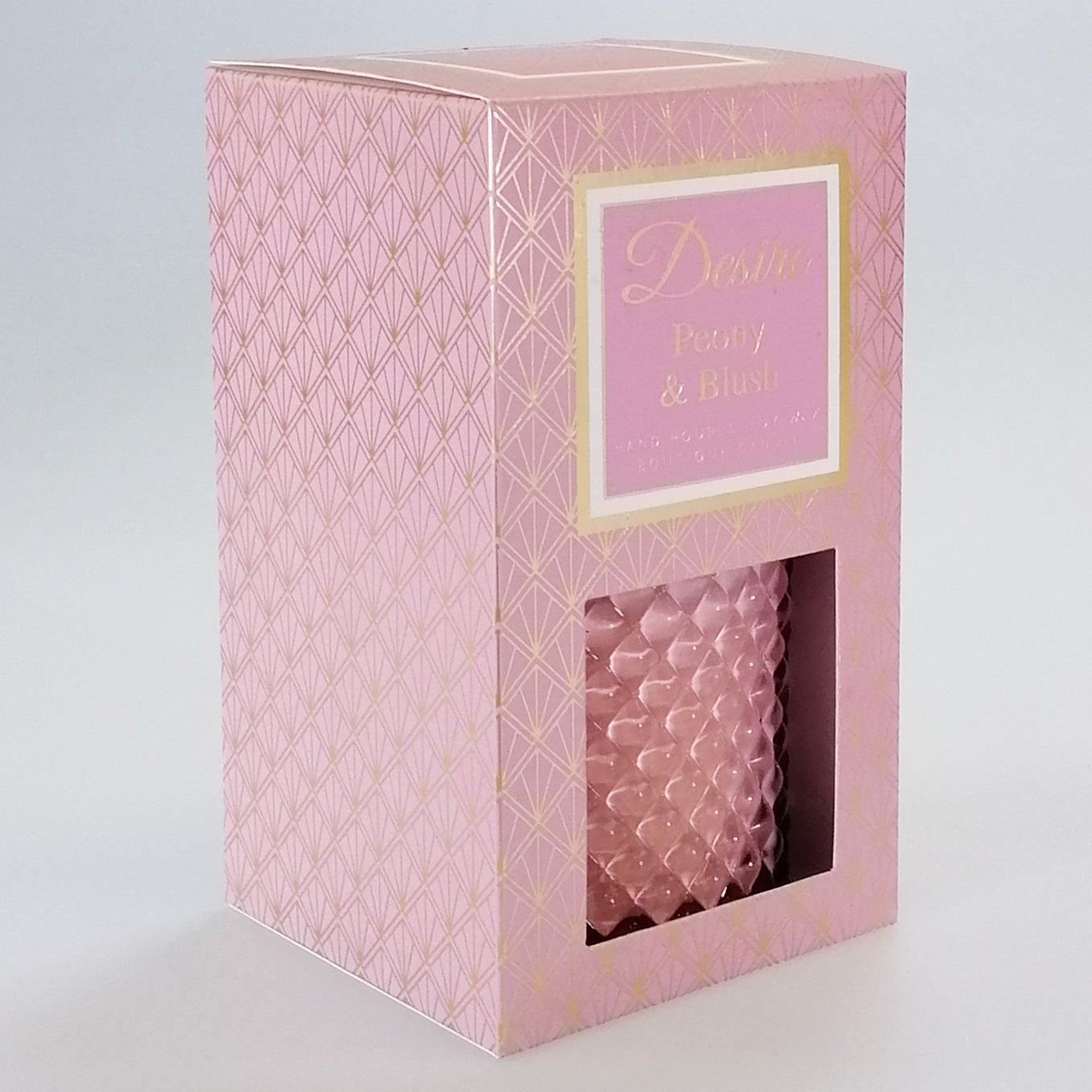 Desire - Soy Wax Candle - Peony & Blush - Large