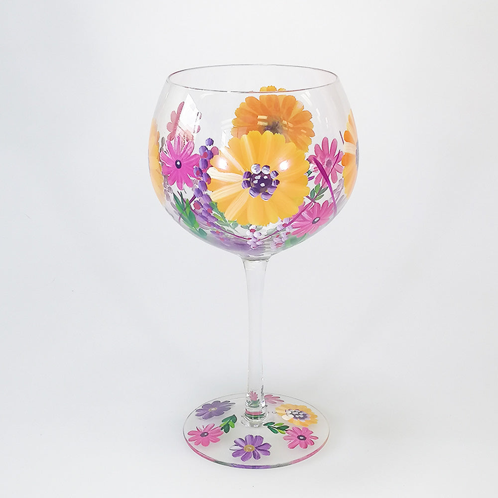 Sunflowers' Gin Glass