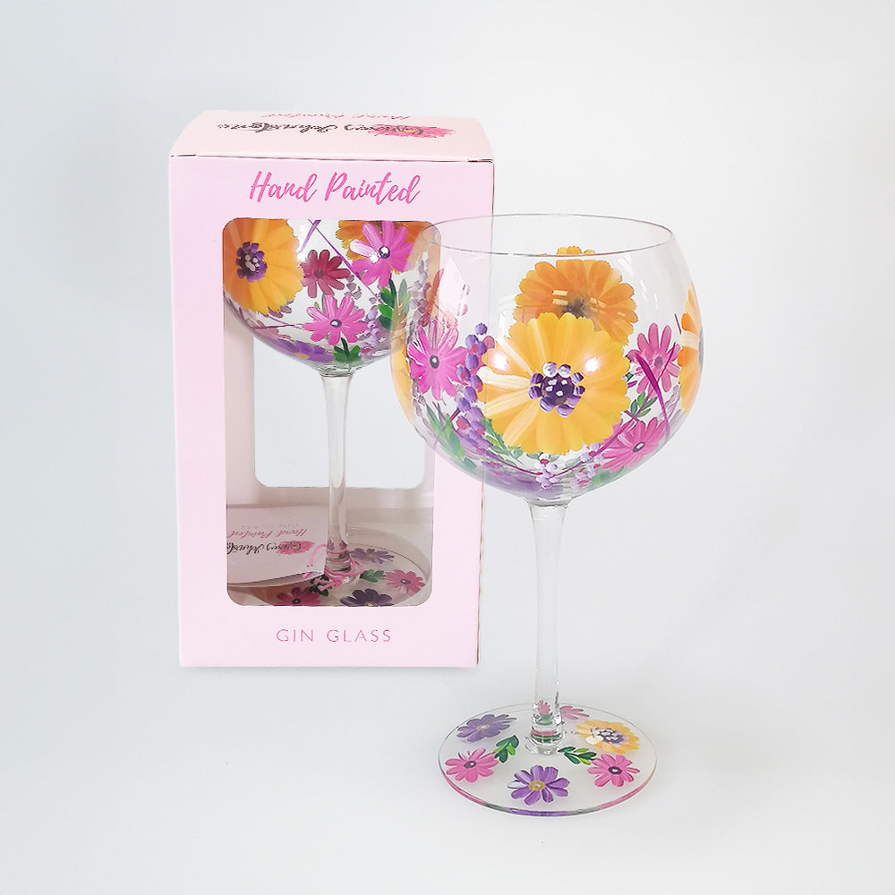 Sunflowers' Gin Glass