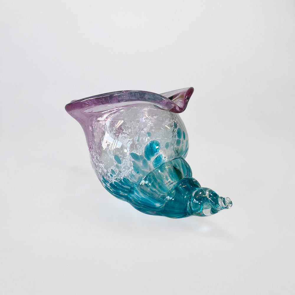 Colourful Glass Shell - 22cm