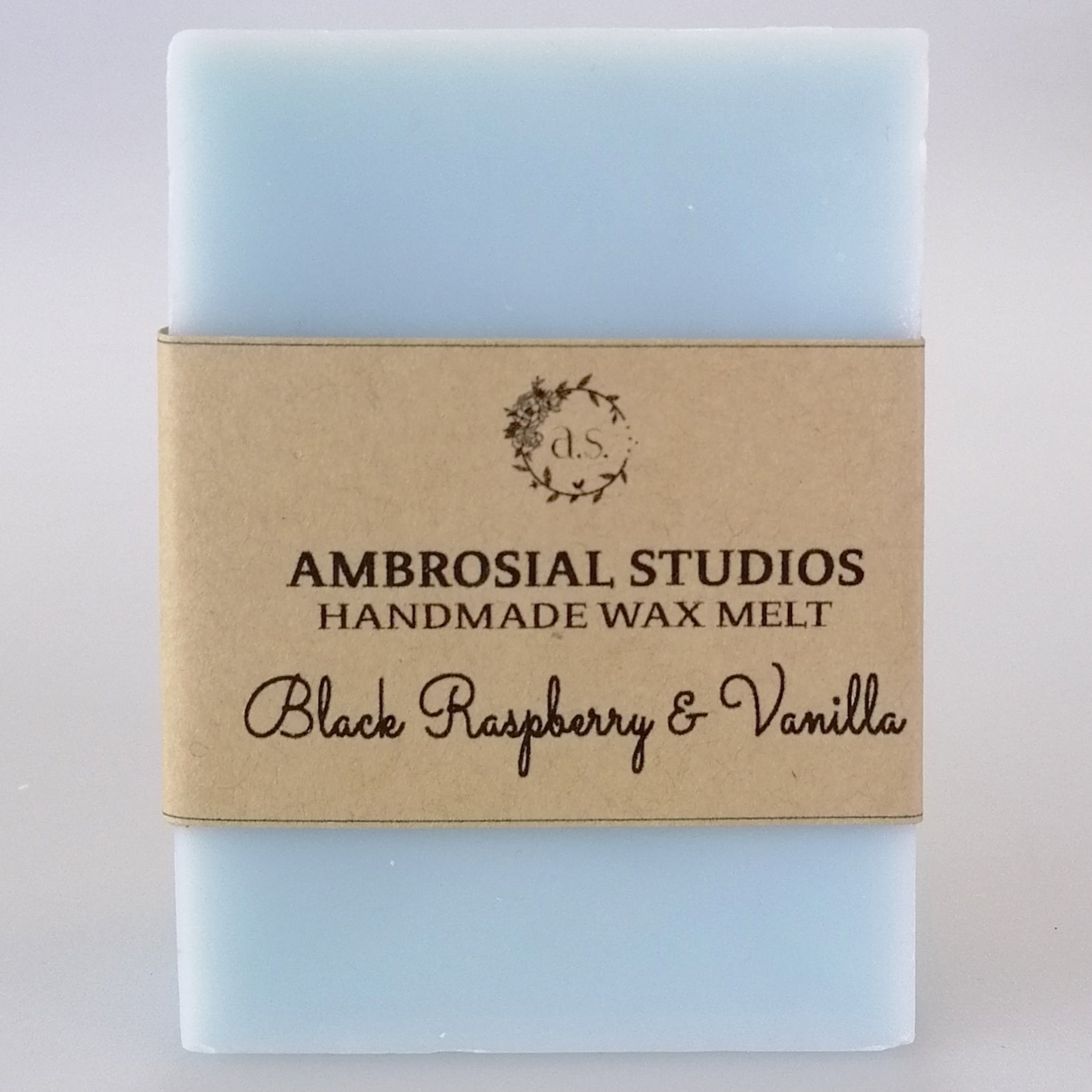 Ambrosial Studios - Handmade Wax Melt - Black Raspberry & Vanilla