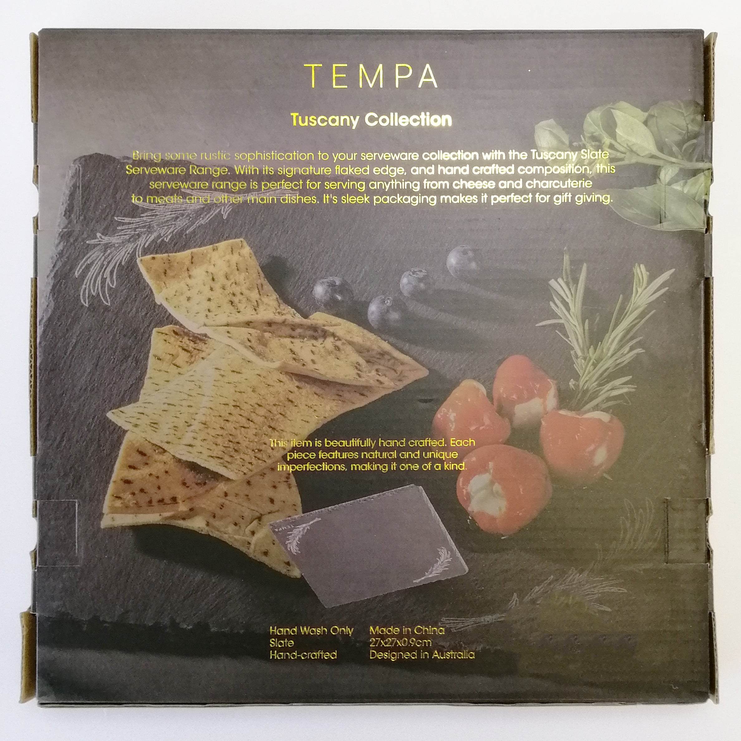 Tempa - Tuscany Square Serving Board