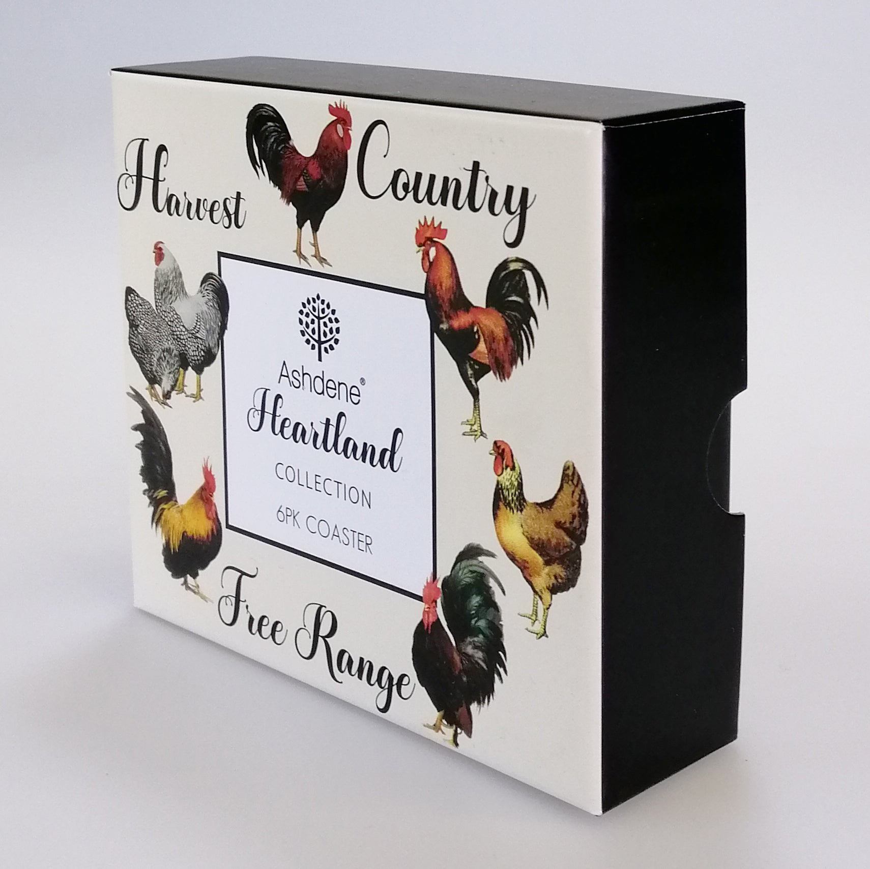 Ashdene Heartland Chooks Coaster - Set of 6