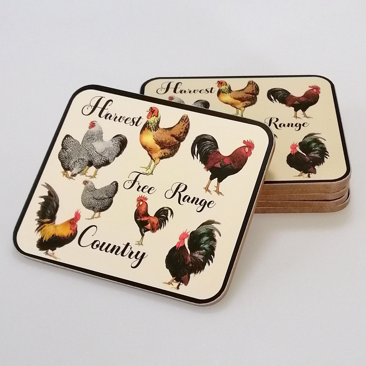 Ashdene Heartland Chooks Coaster Set of 6