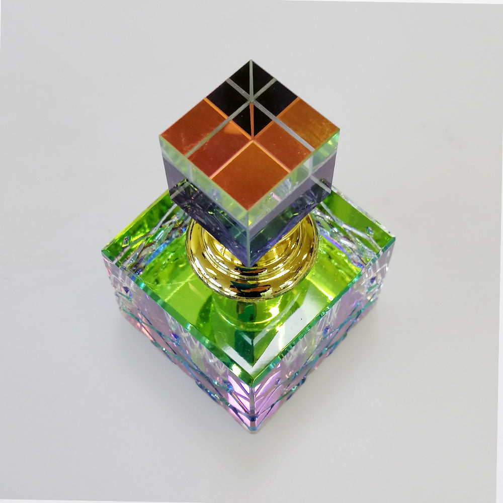 Square Top Iridescent Perfume Bottle - 3ml
