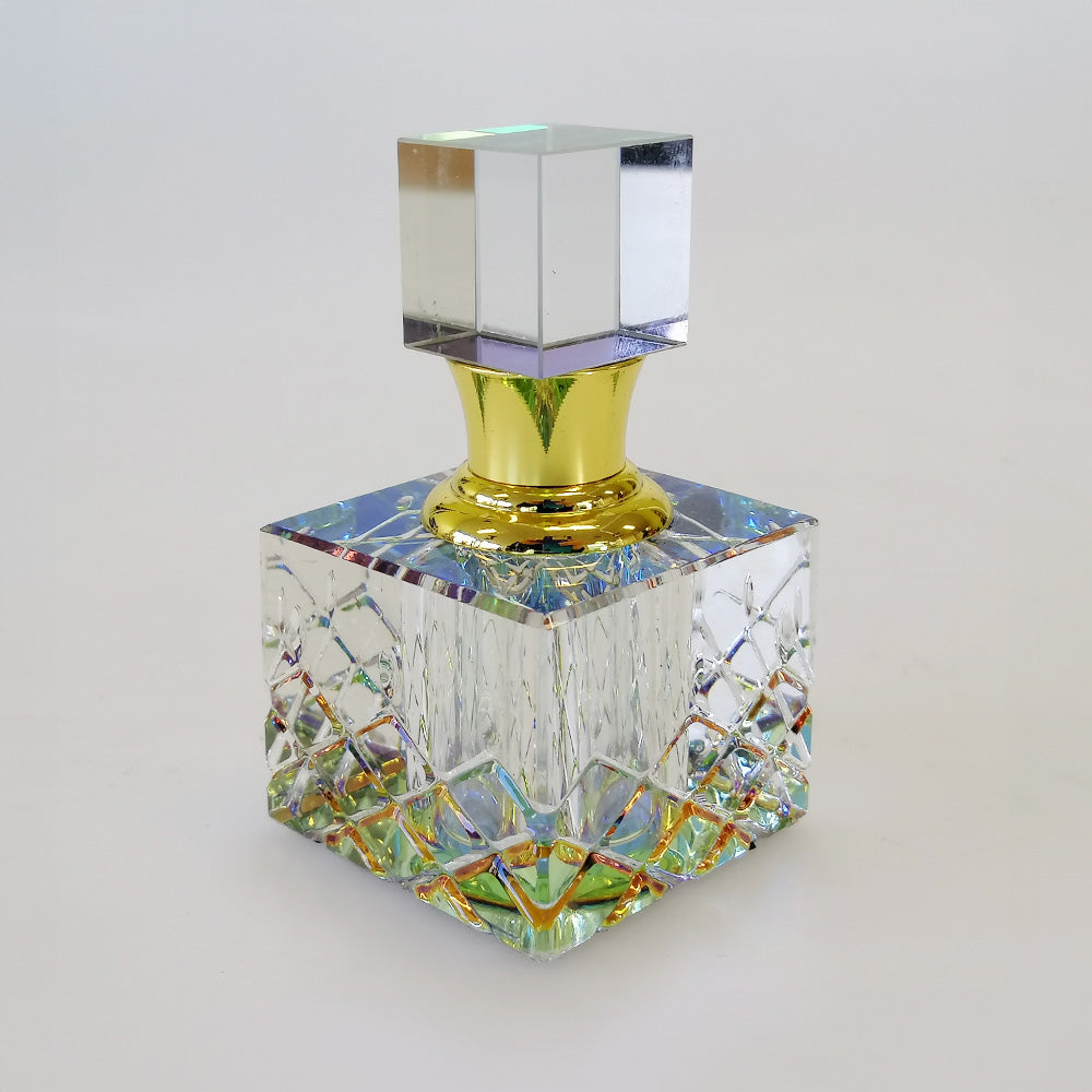 Square Top Iridescent Perfume Bottle 3ml – Acquisitions New Zealand