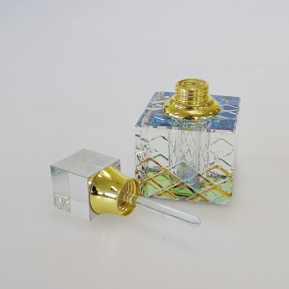 Square Top Iridescent Perfume Bottle - 3ml