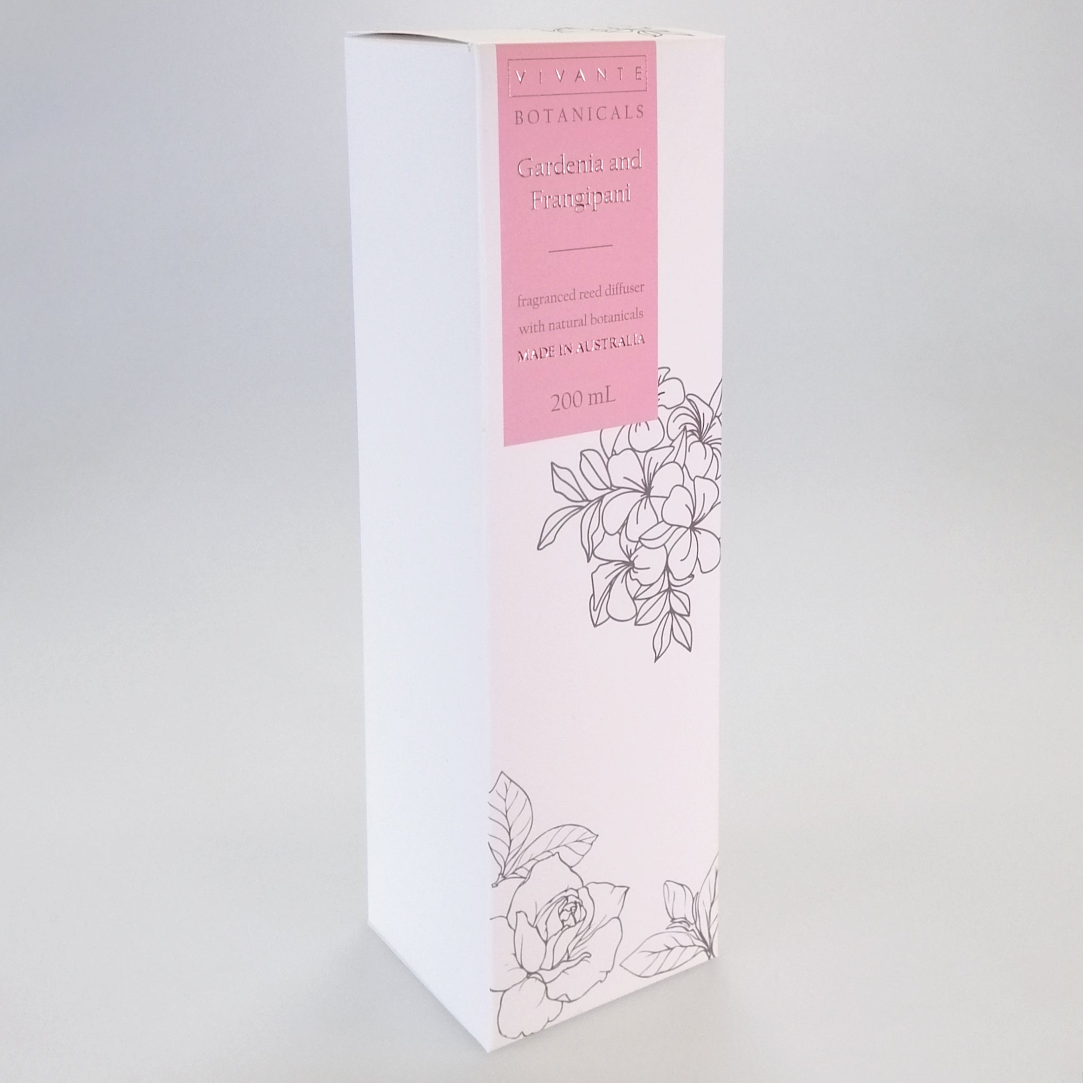 Vivante Botanicals - Diffuser - Gardenia and Frangipani - 200ml