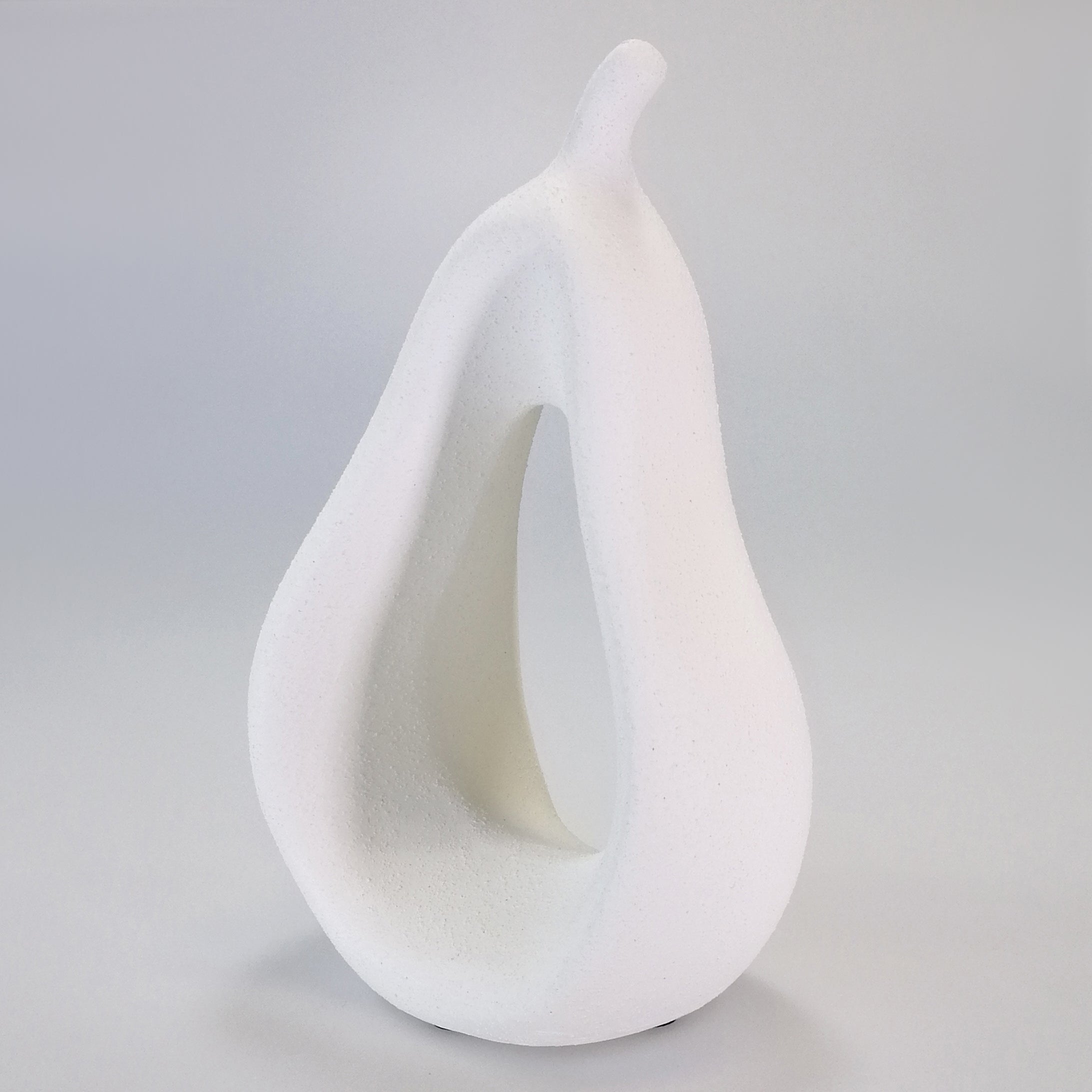 White Pear Sculpture