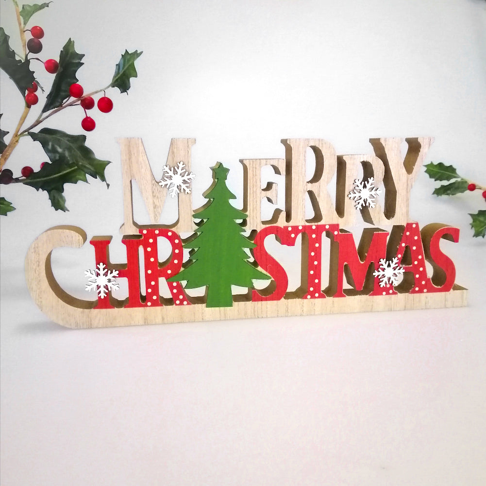 Merry Christmas' standing Sign