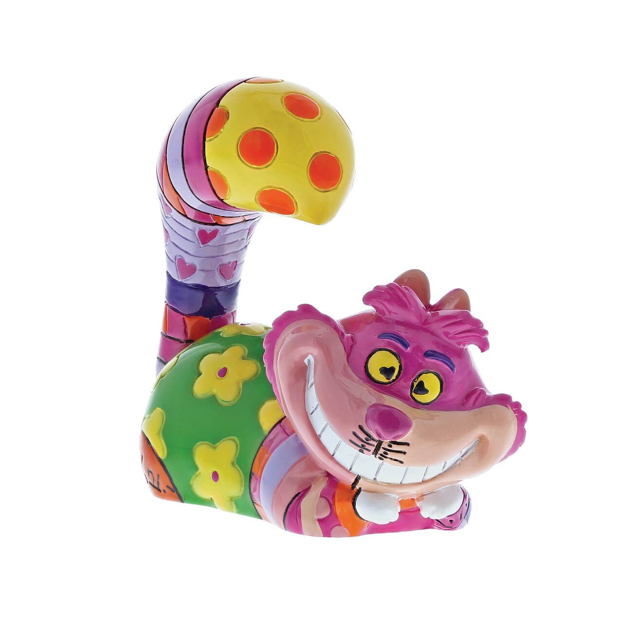 Britto - Cheshire Cat Lying Figurine - Mini