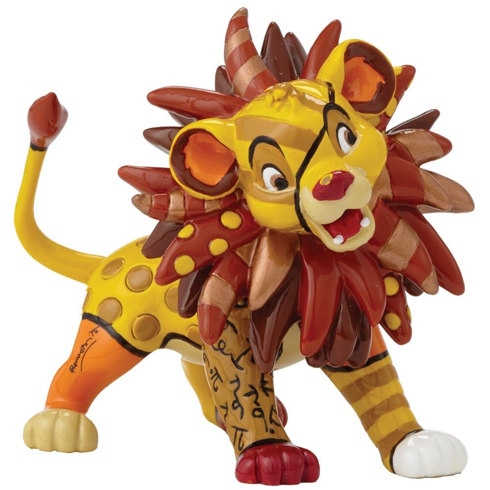 Britto - Simba With A Mane Figurine - Small