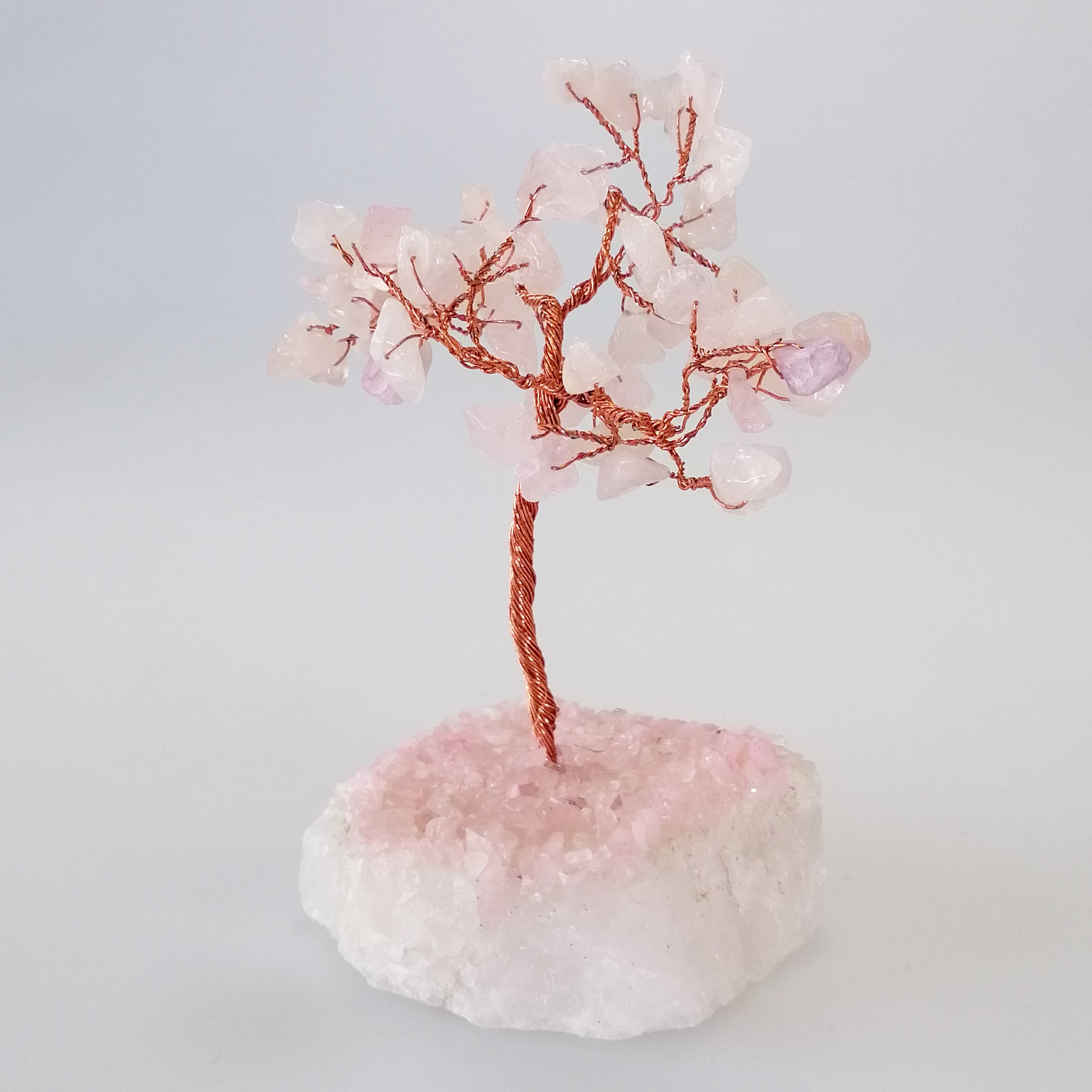 Rose Quartz Gemstone Tree - 12cm